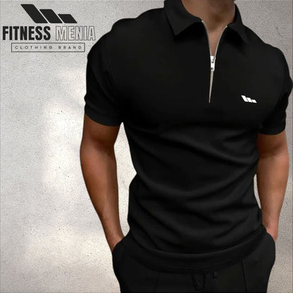 Black Half Sleeve Polo Shirt