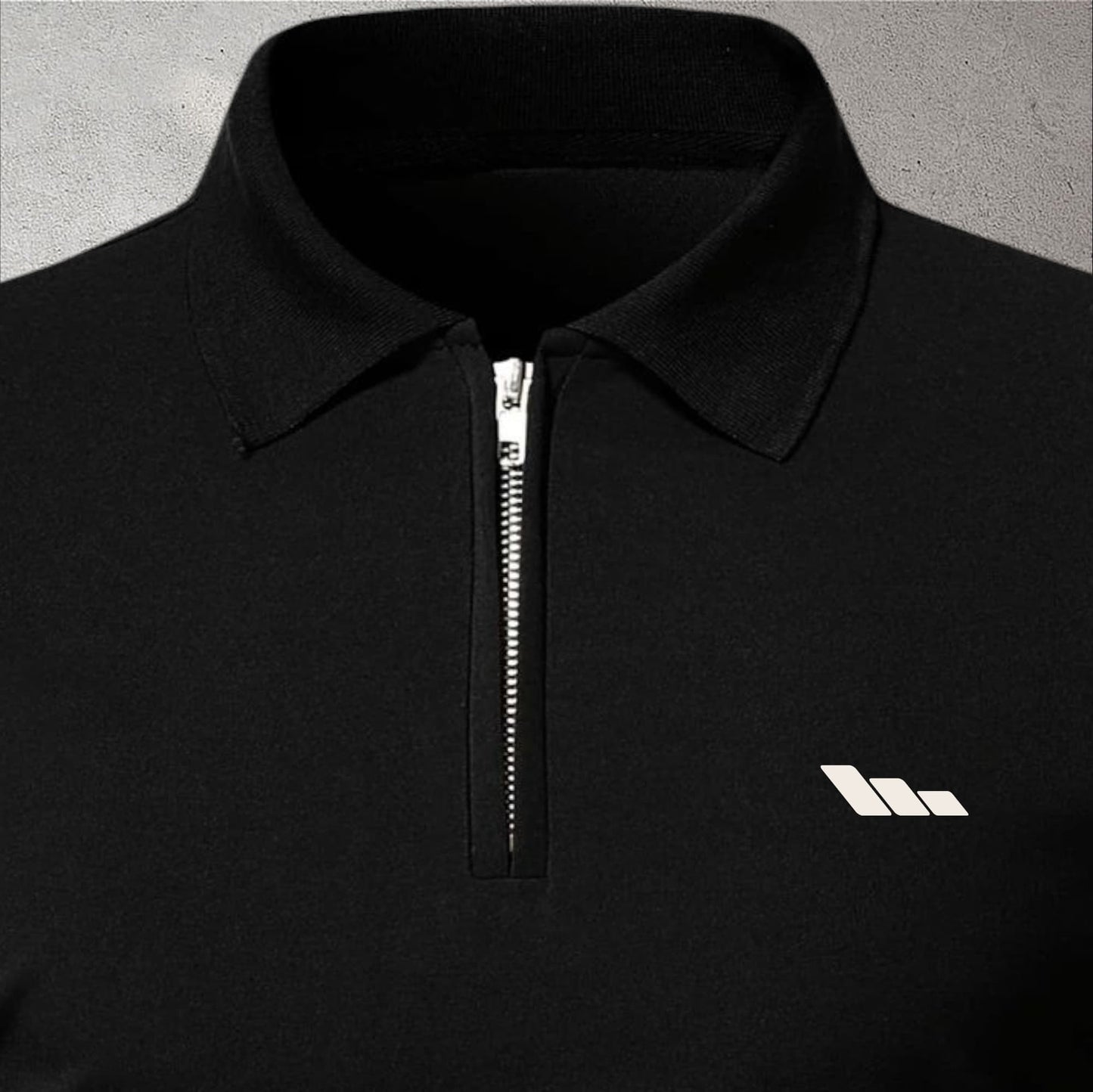 Black Half Sleeve Polo Shirt